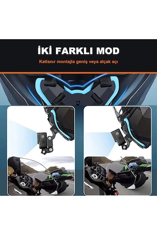 Newdaki Aksiyon Kamera Kask Çene Montaj Aparatı Jaw Mount Gopro Hero 13 Djı Osmo Action 6 Insta360 Uyumlu Siyah