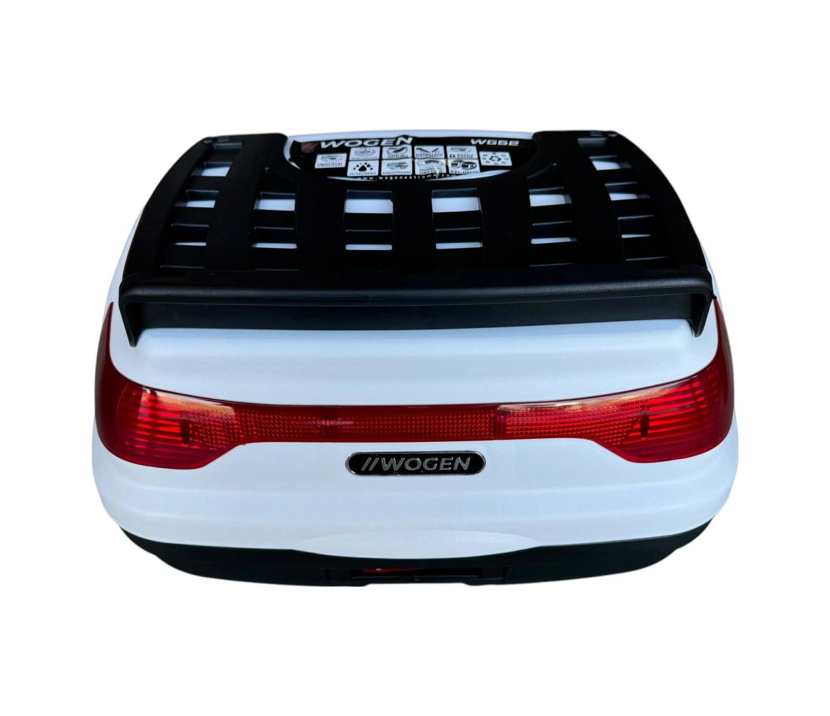 Wogen 50 Litre Arka Çanta Topcase Beyaz Basic