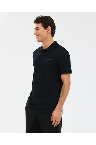Skechers M Short Sleeve Polo Erkek Siyah Polo Yaka Tshirt S211800-3817