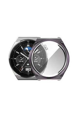 Smcase Huawei Watch Gt 3 Pro Tam Kapatan Gard Ekran Koruyucu