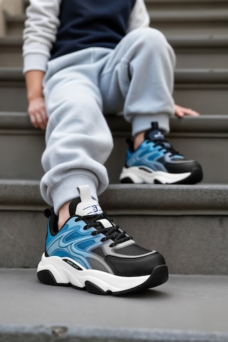 Dark Seer Kids Ds E Storm Sneaker 2025 Erkek Çocuk Siyah-mavi