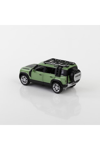 1:24 Ölçek Metal 4 Kapısı, Kaput Bagaj Ve Kaputu Açılan Sesli Işıklı Model Jip Yeşil