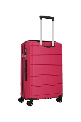 American Tourister Summer Splash 3'lü Valiz Seti, Tsa Kilitli, 4 Tekerlekli Pembe