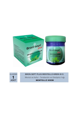 Bronsept Plus Mentollü Krem 40 G