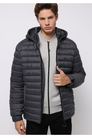 Colins Slim Fit Erkek Antrasit Mont Cl1076511 Q1.v1 Ant Antrasit