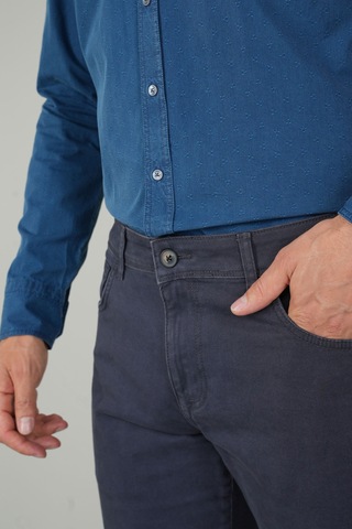 Bisse Lacivert Gabardin Pamuk 5 Cepli Spor Pantolon Pns24k24004 D39 Lacivert