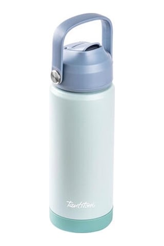 Tantitoni Mavi Tutamaçlı Paslanmaz Çelik Termos 500ml Beyaz