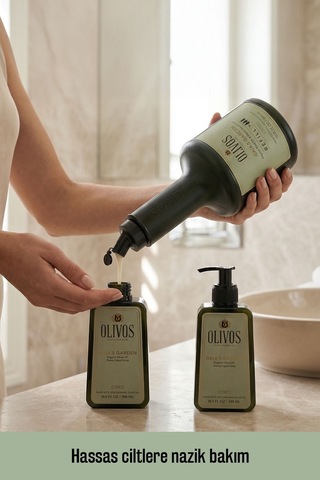 Gaia S Garden Zeytinyağlı Şakayık Kokulu Sıvı Sabun Refill 1500 Ml 3x500 Ml Ekonomik Paket