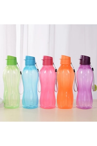 Pp Spor Su Şişesi 900ml/1l Taşınabilir Spor Salonu Su İçme Çok Renkli