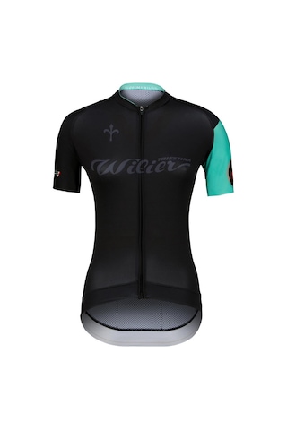Wilier Triestina Maglia Cycling Club Siyah Kadın Bisiklet Forması - XL Siyah