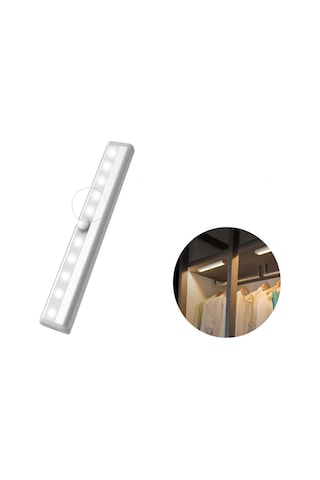 SGE TEKNOLOJİ HAREKET SENSÖRLÜ 10 LED ŞARJLI ELBİSE DOLABI ÇALIŞM