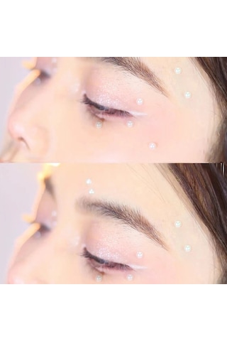 Wezone 3mm Akrilik Gümüş İnek Sütü İçin 450 Adet Pırlanta Sticker, 5'li Paket, Çocuklar İçin Dıy Makyaj Dekorasyon, Gönüllü Okul Ödülü