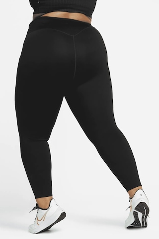 Nike Go Firm-support High-waisted Full-legth Plus Size Womens Tight Kadın Koşu Antreman Taytı Siyah
