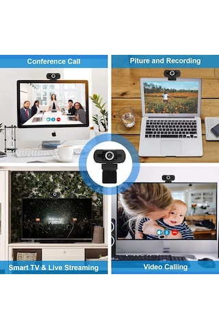 Webcam Bilgisayar Webcam Live Webcam Kamera Defter 1080p Öğretimi