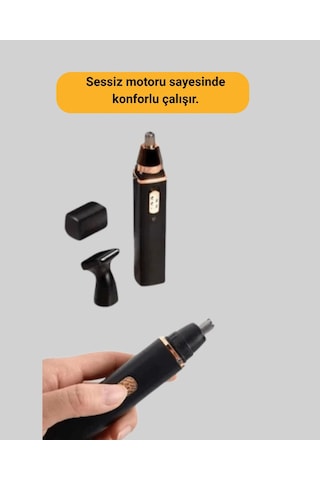Usb Şarjlı Sessiz Burun Ve Kulak Kılı Temizleme Cihazı