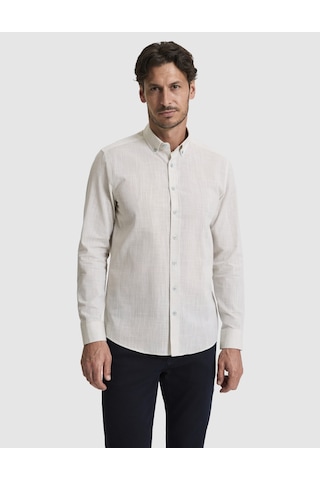 Pierre Cardin Erkek Çağla Gömlek Desenli 50325355-vr016 Yeşil