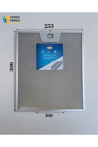 Profilo Uyumlu: Dvp6c450 253x300 Mm Aspiratör & Davlumbaz Tel Yağ Filtresi Model: 11013941 - 4055081220 9197062495 25,3x30 Cm