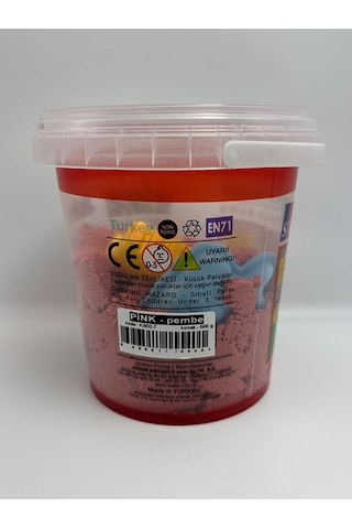 Kinetik Kum Kırmızı Renk 500 Gr Pembe