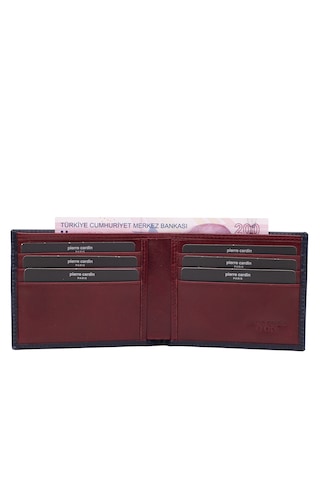 Pierre Cardin Lacivert/bordo Deri Erkek Cüzdanı 3664l3b Lacivert-rustic/bordo-rustic