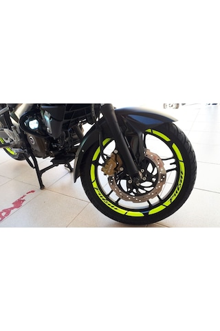 Bajaj Pulsar Fosforlu Jant Şeriti / Düz Renk Jant Şeridi