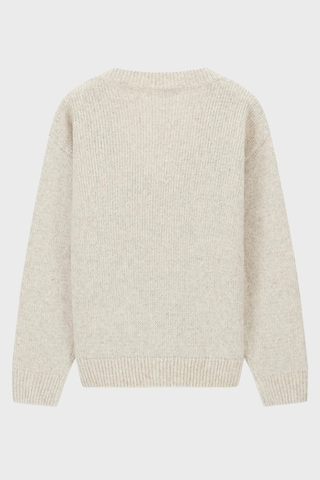 Guess Ls Vn Jolene Yün Karışımlı V Yaka Kazak Kadın Kazak W6br42 Z1438 Fnpı Krem