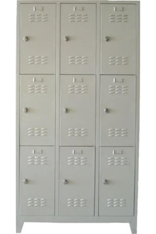 Jessan Ofis Eko 9'Lu Soyunma Dolabı Gri