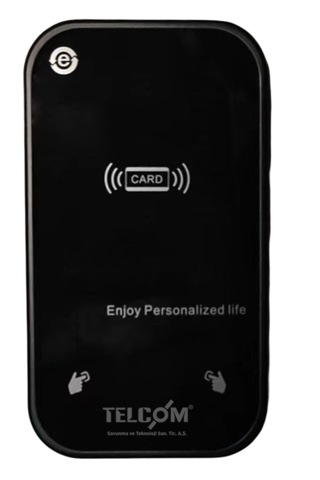 Kartlı Dolap Kilidi Paylaşımlı/atanmış Locker Dk 119 SİYAH/KROM