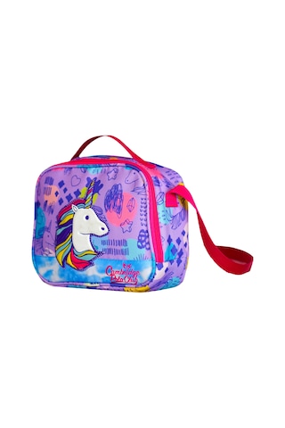Cambridge Polo Club Unicorn Kız Çocuk Beslenme Çantası Çok Renkli