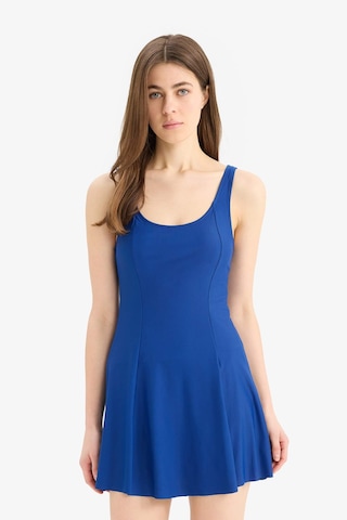 Defacto Regular Fit Etekli Mayo-fall İn Love X7909az25smbe325 Mavi