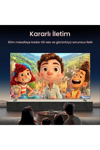 Lexroo 1080p Full Hd 60hz Hdmı Extender 60 Metre Cat5e/6 Klavye Mouse Hdmı Menzil Genişletici