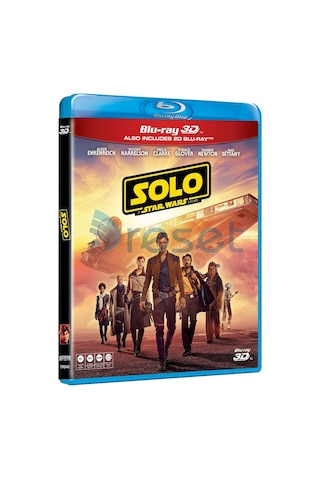Star Wars Solo A Star Wars Story 3D+2D Blu-Ray 2 Diskli
