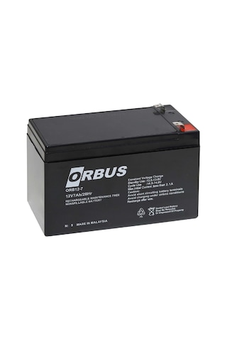Orbus Orb12-7 ,12v/7ah 150x65x90mm Kuru Akü