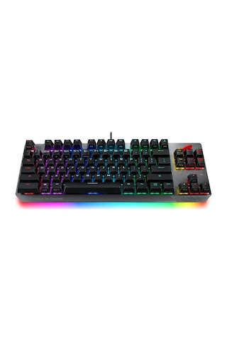 Asus ROG Strix Scope TKL X802 RGB Cherry MX Blue Switch Türkçe Mekanik Oyuncu Klavye