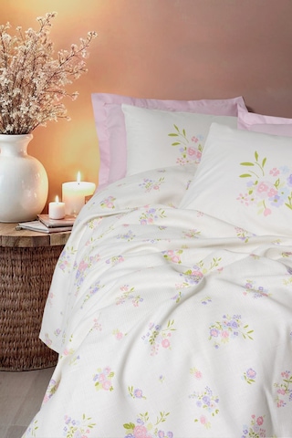 Cotton Box Estiva Tek Kişilik Pike Takımı Petal Pembe Petalpembe/tekkısılık Renkli