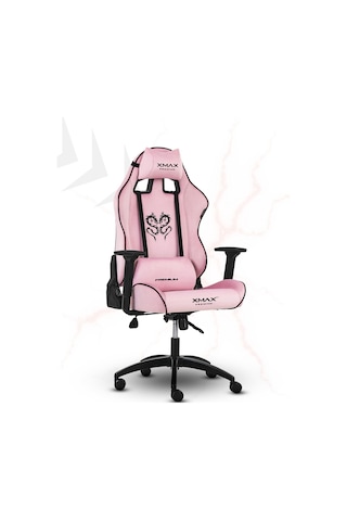 Rio Balerion Terletmez Kadife Kumaş Pembe Gaming Oyuncu Koltuğu Pembe