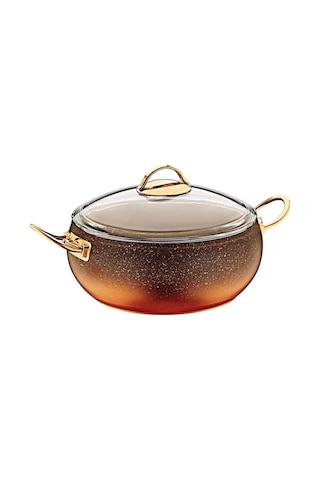 3141 20cm Granit Tencere Gold