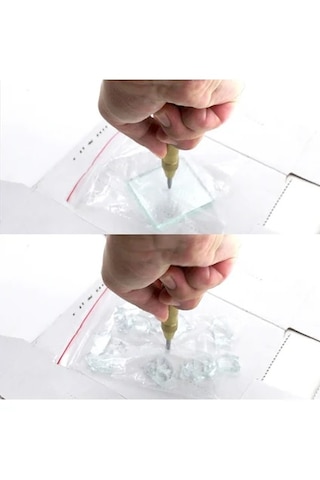 Rekotools-yaylı Metal Noktalama Işaretleme Zımba Kalemi Cam Kırma