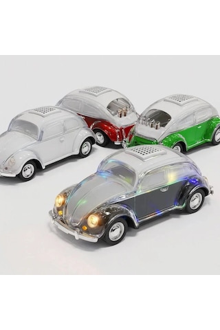 Led Işıklı Vosvos Bluetooth Hoparlör Ws-1937bt Mini Retro Speaker