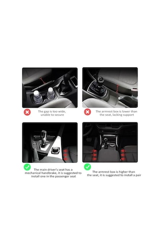 Ulzyvf Araç Kolçak Organizatörü - Pu Deri Çok Amaçlı Depolama Çözümü