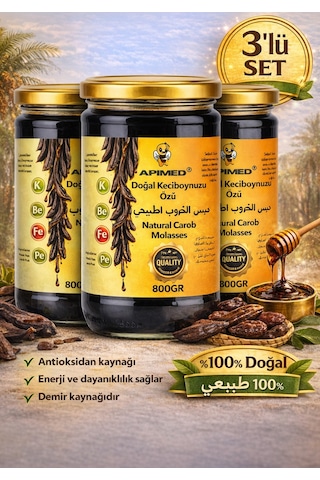 Keçiboynuzu Özü 3 800 Gr Harnup Pekmezi Yoğun Kıvam Enerji Kaynağı Premium