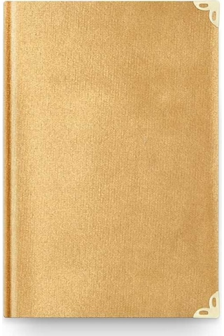 Rahle Boy Kadife Kuran-I Kerim (Altın. Elif-Vavlı. Yaldızlı) N11.2659