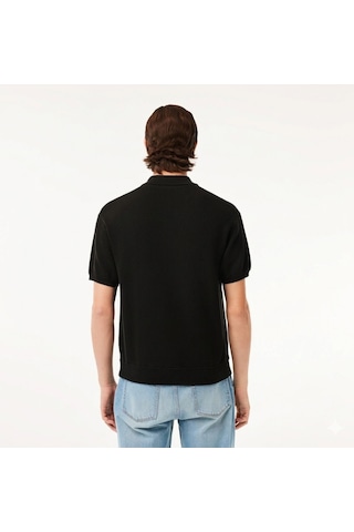 Lacoste Polo Yaka Triko T-shirt Siyah