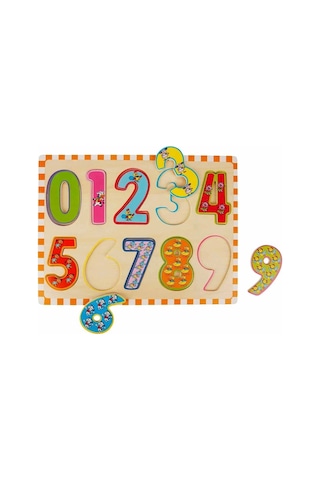 5215 -wooden Puzzle Numbers 10 Parça