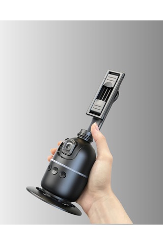 Northcity Yapay Zeka Destekli Yüz Takip Özellikli 360 Derece Dönen Masaüstü Telefon Sabitleyici