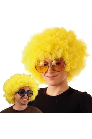 Hemengo Sarı Renk Kıvırcık Afro Bonus Peruk Hmngobzs Belirtilmemiş