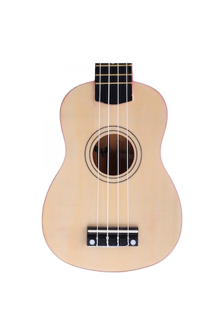 Angel Auk21-n Soprano Ukulele - Naturel Başlangıç - Klasik Seri Naturel Mat Bitiş, Ihlamur Ağacı Gövde Ve Klavye, Taşıma Çantası Dahil Ölçüler: 21 İnç / 330 Mm Skala