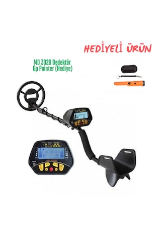 Md 3028 Define Altın Metal Dedektörü - Gp Pointer Hediyeli