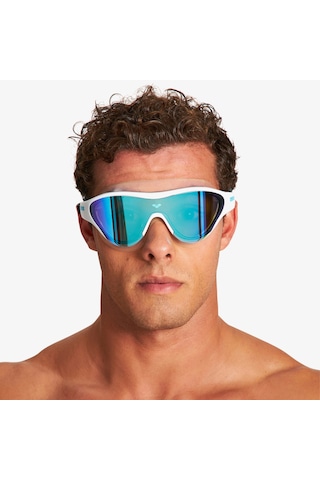 Arena The One Mask Unisex Aynalı Mavi Antrenman Gözlüğü - 004308 Mavi