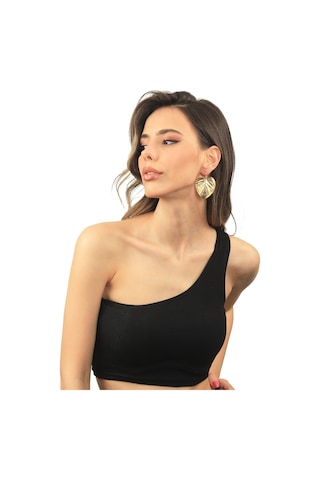 Kadın Mat Altın Kaplama Geçirmeli Model Yaprak Küpe Altın