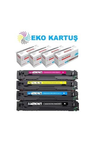 Hp Color Laserjet Pro Mfp M479fdw Çipli 4 Renk Takım Uyumlu, Toneri 415a